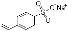 苯乙烯磺酸钠分子结构 (CAS 2695-37-6)
