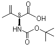 (2S)-2-[叔丁氧羰基]氨基-3-甲基-3-丁烯酸分子结构 (CAS 269742-33-8)