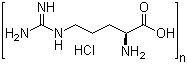 聚 L-精氨酸盐酸盐分子结构 (CAS 26982-20-7)