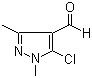 5-Chloro-1,3-dimethyl-1H-pyrazole-4-carbaldehyde molecular structure (CAS 27006-76-4)