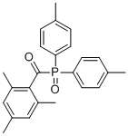 双(4-甲基苯基)磷酰](均三甲苯基)甲酮分子结构 (CAS 270586-78-2)