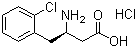 (S)-3-Amino-4-(2-chlorophenyl)butyric acid hydrochloride molecular structure (CAS 270596-36-6)