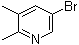 5-溴-2,3-二甲基吡啶分子结构 (CAS 27063-90-7)