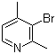 3-溴-2,4-二甲基吡啶分子结构 (CAS 27063-93-0)