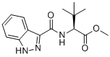 甲基(S)-2-(1H-吲唑-3-甲酰氨基)-3,3-二甲基丁酸酯分子结构 (CAS 2709672-58-0)