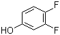 3,4-二氟苯酚分子结构 (CAS 2713-33-9)