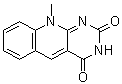 10-甲基-5-脱氮异咯嗪分子结构 (CAS 27132-53-2)