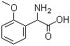 alpha-Amino-2-methoxybenzeneacetic acid molecular structure (CAS 271583-17-6)