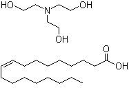 三乙醇铵油酸盐分子结构 (CAS 2717-15-9)