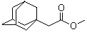 1-金刚烷乙酸甲酯分子结构 (CAS 27174-71-6)