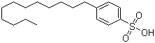 十二烷基苯磺酸分子结构 (CAS 27176-87-0)