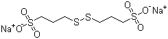 结构式 CAS# 27206-35-5, 聚二硫二丙烷磺酸钠; SPS