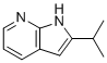 2-异丙基-1H-吡咯并[2,3-b]吡啶分子结构 (CAS 27257-18-7)