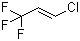 1-氯-3,3,3-三氟丙烯分子结构 (CAS 2730-43-0)
