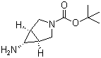 rel-(1R,5S,6S)-6-氨基-3-氮杂双环[3.1.0]己烷-3-羧酸叔丁酯分子结构 (CAS 273206-92-1)