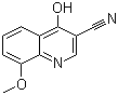 4-羟基-8-甲氧基-3-氰基喹啉分子结构 (CAS 27374-82-9)