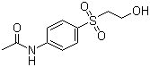 N-(4-((2-羟乙基)磺酰)苯基)乙酰胺分子结构 (CAS 27375-52-6)