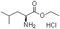 L-亮氨酸乙酯盐酸盐分子结构 (CAS 2743-40-0)