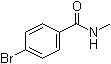 4-溴-N-甲基苯甲酰胺分子结构 (CAS 27466-83-7)