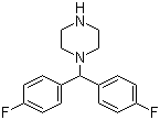 4,4'-二氟苯甲哌嗪分子结构 (CAS 27469-60-9)