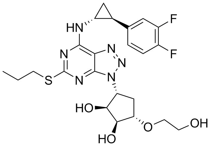 Ticagrelor molecular structure (CAS 274693-27-5)