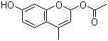 7-乙酰氧基-4-甲基香豆素分子结构 (CAS 2747-05-9)