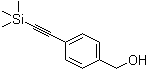 4-(三甲基硅烷基乙炔基)苄醇分子结构 (CAS 275386-60-2)