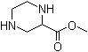 哌嗪-2-羧酸甲酯分子结构 (CAS 2758-98-7)