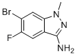 6-溴-5-氟-1-甲基-1H-吲唑-3-胺分子结构 (CAS 2760850-48-2)