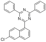 2-(6-氯-1-萘基)-4,6-二苯基-1,3,5-三嗪分子结构 (CAS 2763583-16-8)