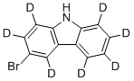 3-Bromo-9H-carbazole-1,2,4,5,6,7,8-d7 molecular structure (CAS 2764814-81-3)