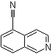 5-异喹啉甲腈分子结构 (CAS 27655-41-0)