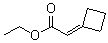 2-环丁亚基乙酸乙酯分子结构 (CAS 27741-65-7)