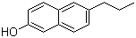 结构式 CAS# 2776-56-9, 6-丙基-2-萘酚
