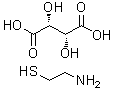 半胱胺酒石酸氢盐分子结构 (CAS 27761-19-9)