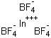 四氟硼化铟分子结构 (CAS 27765-48-6)