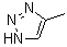 4-甲基-1H-1,2,3-三唑分子结构 (CAS 27808-16-8)