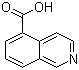 异喹啉-5-甲酸分子结构 (CAS 27810-64-6)