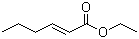 反式-2-己烯酸乙酯分子结构 (CAS 27829-72-7)