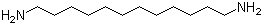 structure of CAS# 2783-17-7, 1,12-Dodecanediamine;1,12-Diaminododecane; Dodecamethylenediamine