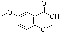 2,5-二甲氧基苯甲酸分子结构 (CAS 2785-98-0)