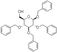 苄基 2,3,4-三-O-苄基-beta-D-葡萄糖苷分子结构 (CAS 27851-29-2)