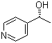 (R)-(+)-1-(4-吡啶基)乙醇分子结构 (CAS 27854-88-2)