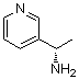 结构式 CAS# 27854-93-9, (alphaS)-alpha-甲基-3-吡啶甲胺