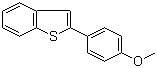 2-(4-Methoxyphenyl)benzothiophene molecular structure (CAS 27884-09-9)