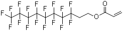 1H,1H,2H,2H-全氟癸基丙烯酸酯分子结构 (CAS 27905-45-9)