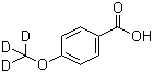 4-Methoxy-D3-benzoic acid molecular structure (CAS 27914-54-1)