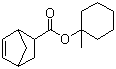5-降冰片烯-2-羧酸 1'-甲基环己基酯分子结构 (CAS 279243-78-6)