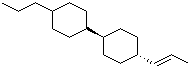 structure of CAS# 279246-65-0, (trans,trans)-4-(1E)-1-Propen-1-yl-4'-propyl-1,1'-bicyclohexyl;CC 3V1