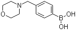 结构式 CAS# 279262-23-6, 4-(吗啉甲基)苯硼酸
